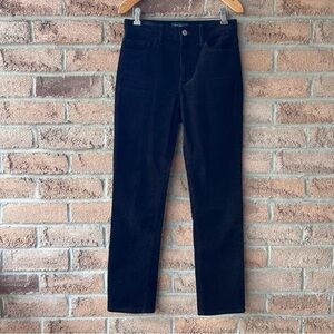 CLUB MONACO | Black soft size 25 straight leg corduroy dress designer pant
